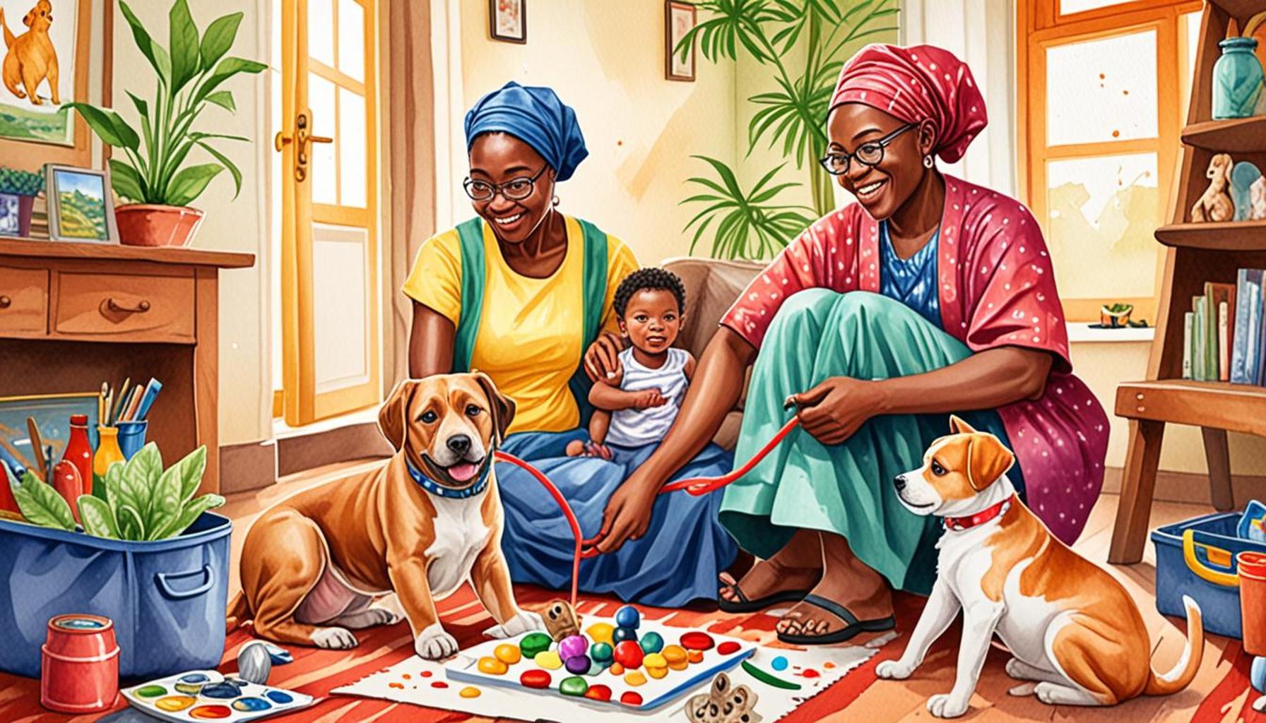 Training Pets in Multigenerational Families in Nigeria