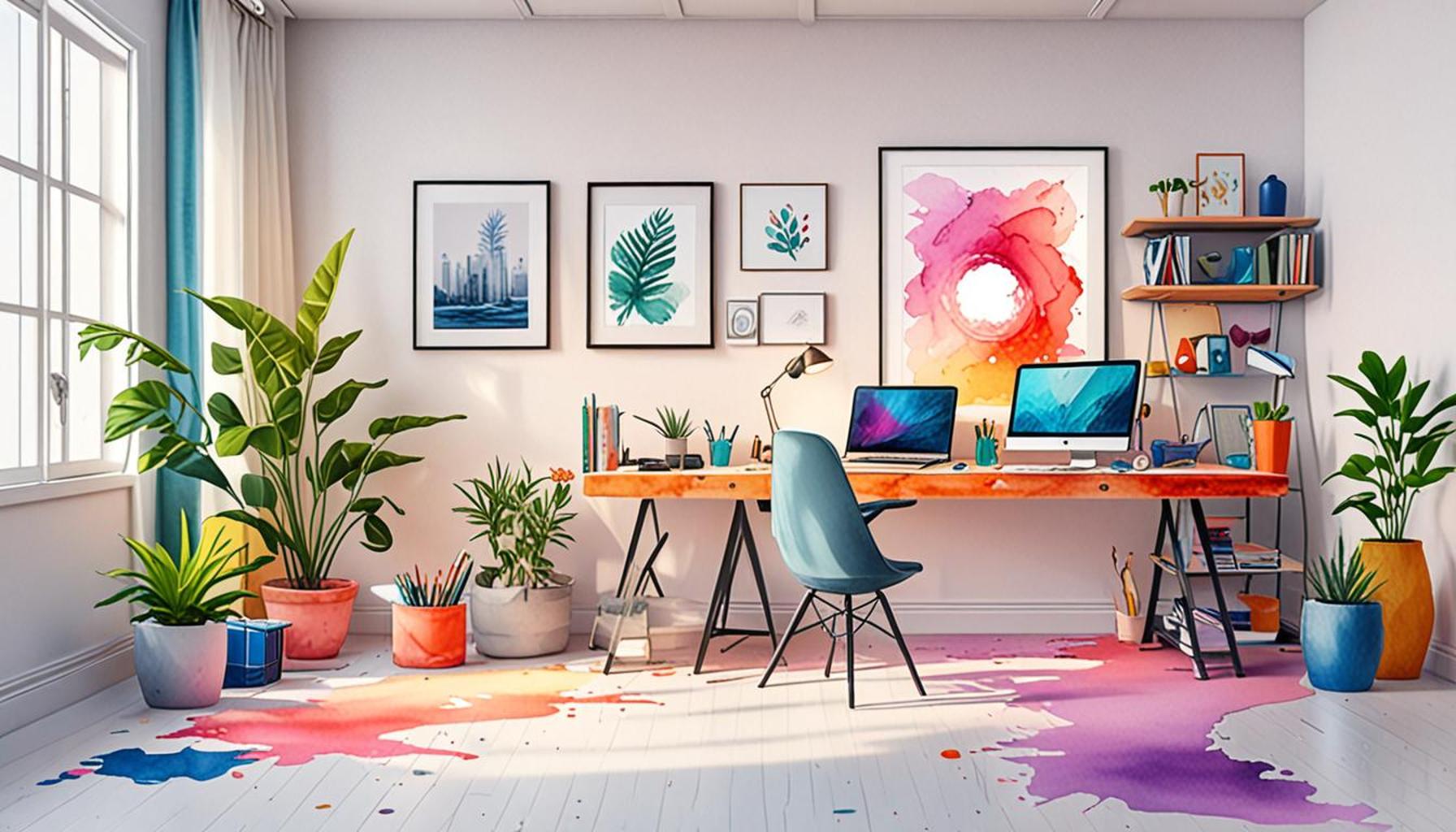 The fusion of minimalism and functionality in creating efficient workspaces